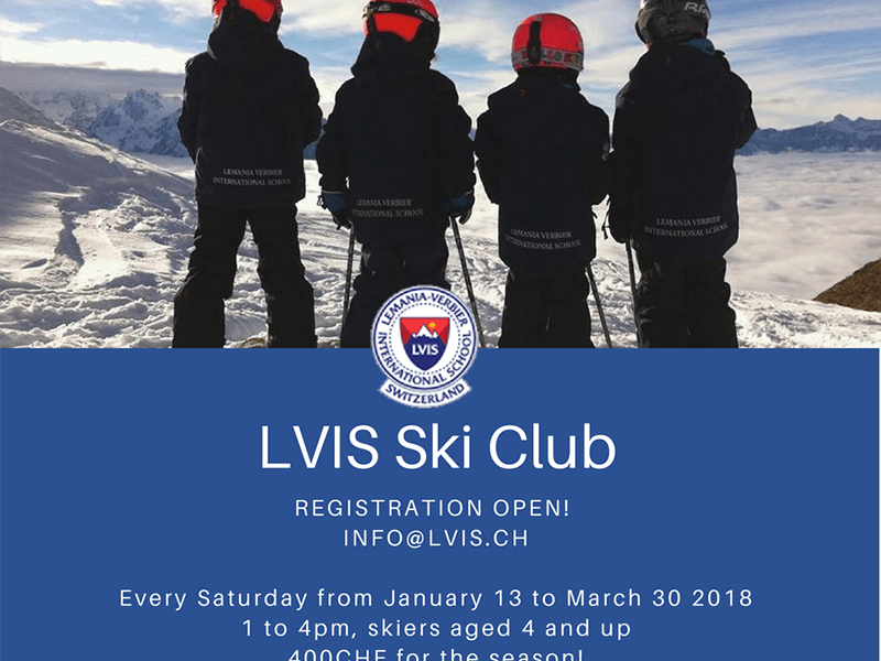 SIGN UP TO THE LVIS SKI CULB!